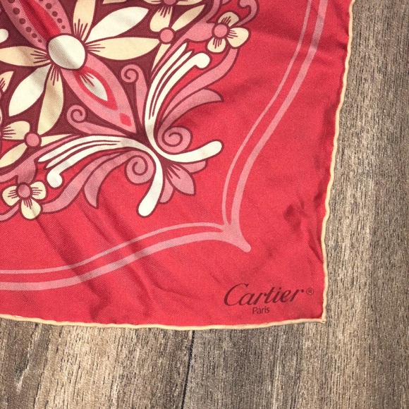 Cartier silk scarf - Picture 4 of 5